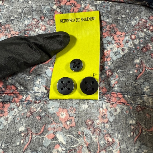 Robert Graham Shirt Mens Medium Floral Flip Cuff Button Down Long Sleeve - Picture 15 of 15